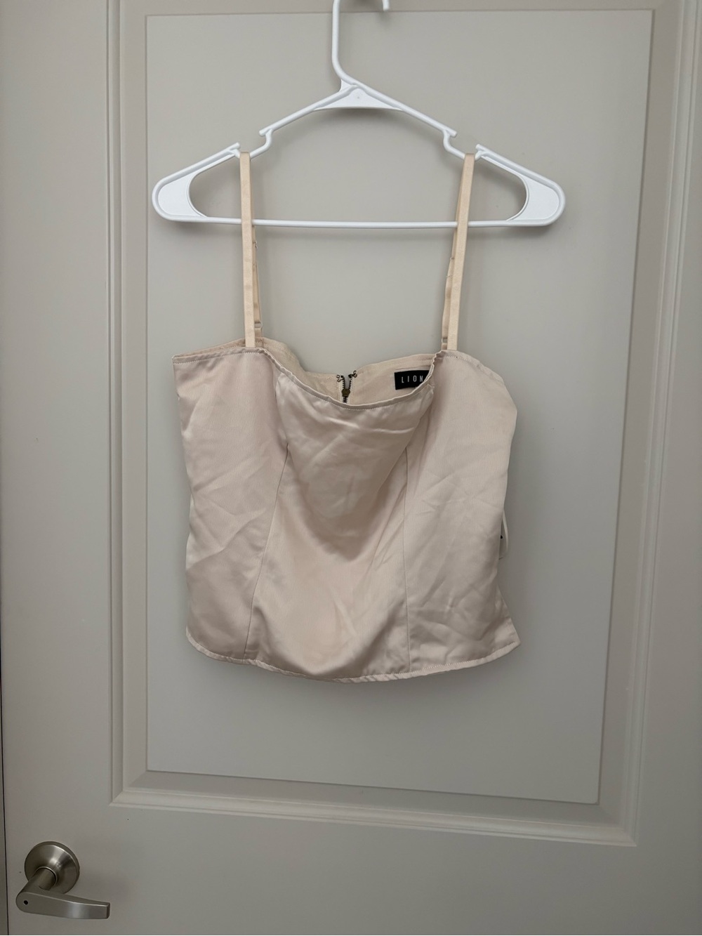 LIONESS BUTTERFLY CORSET CREAM NWT SIZE L REVOLVE